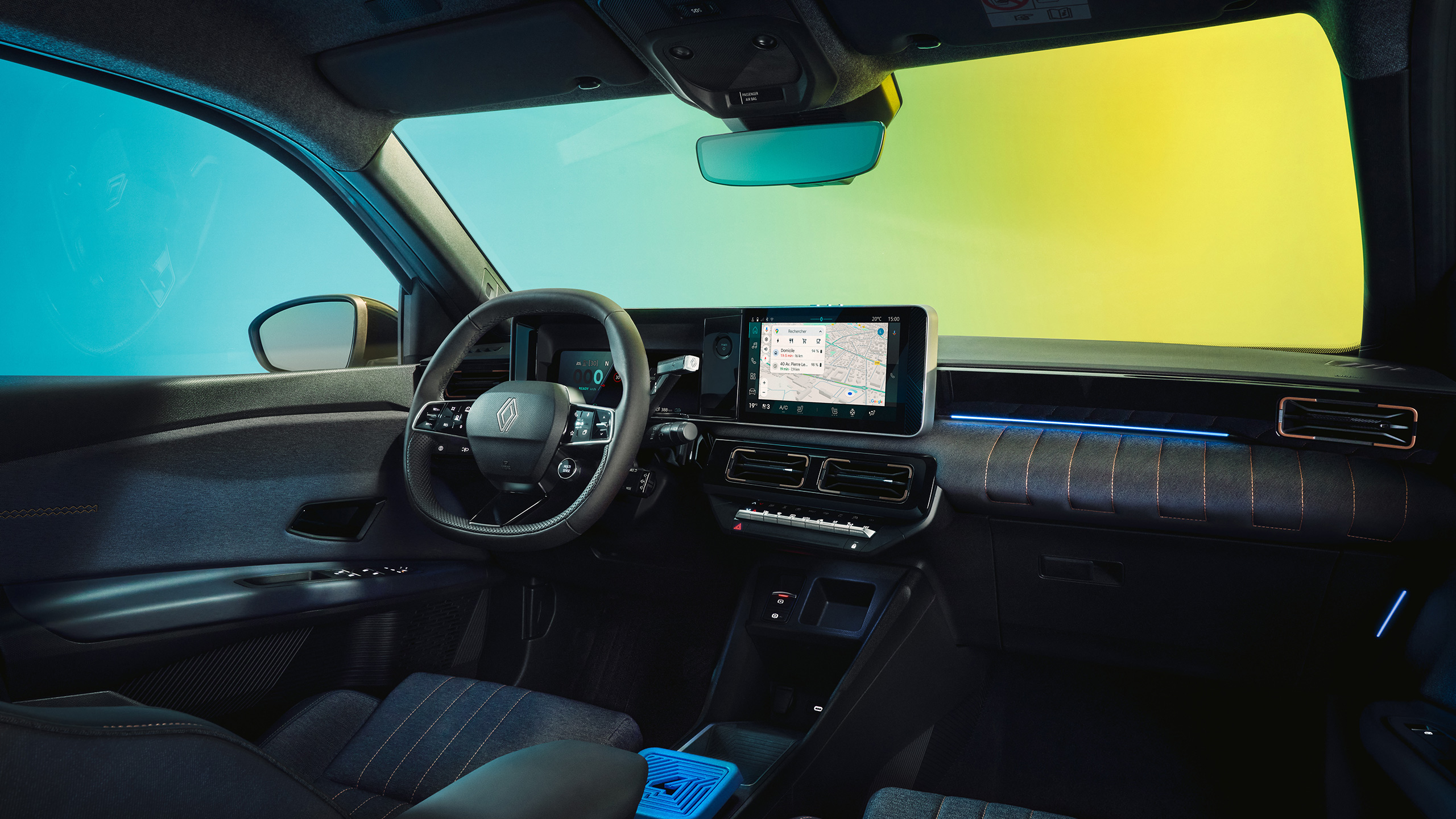 Tablou de bord de 2 x 10”