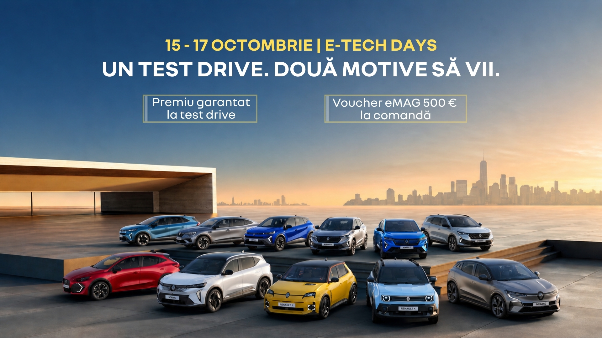 Testează gama electrică și hibridă la BRAS Renault Iași!